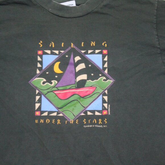 Native Spirits Men Brown Graphic Tee Shirt Short Sleeve Size Medium - Picture 3 of 8